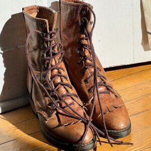 Women's Vintage Size 6 Light Brown Durango Keltie Boots